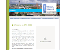 Tablet Screenshot of eaa2009.eaa-online.org